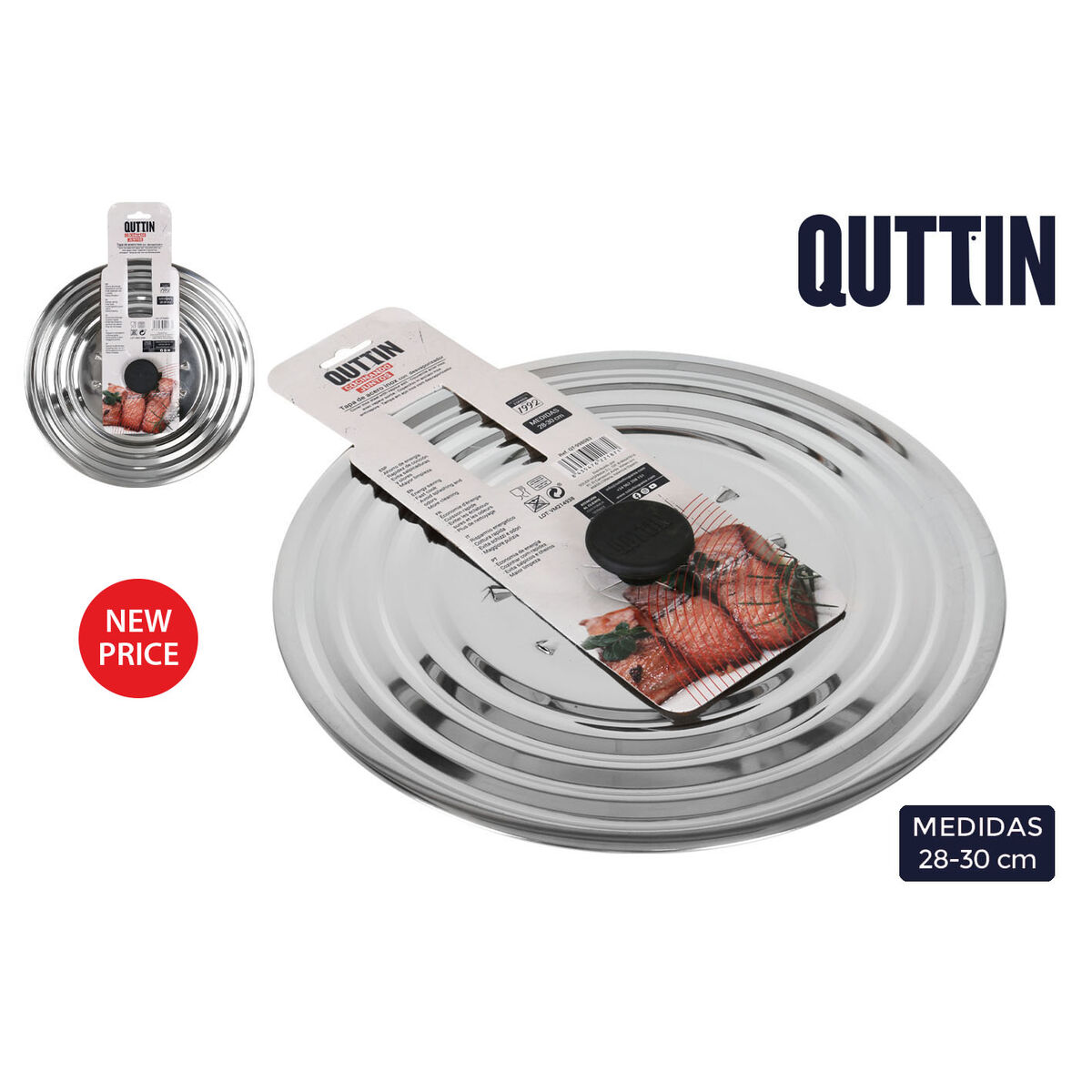 Tapa para Sartén Quttin Quttin Acero Inoxidable