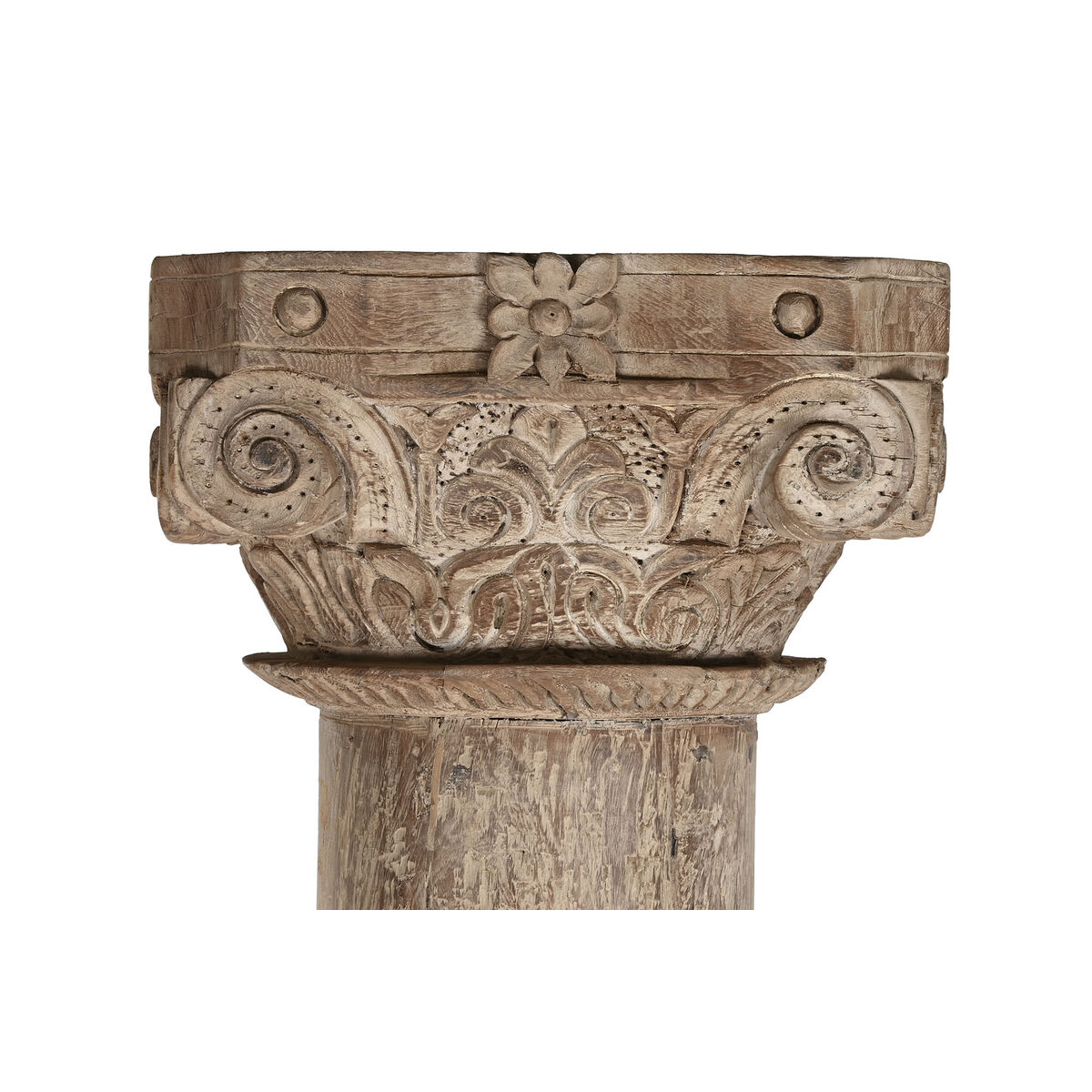 Estatuas de jardín Home ESPRIT Natural Teca madera de teca 38 x 38 x 267 cm 38 X 38 X 248 cm