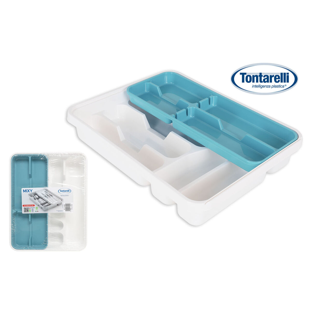 Organizador para Cubiertos Tontarelli Mixy 31 x 39,5 x 7 cm (12 Unidades)