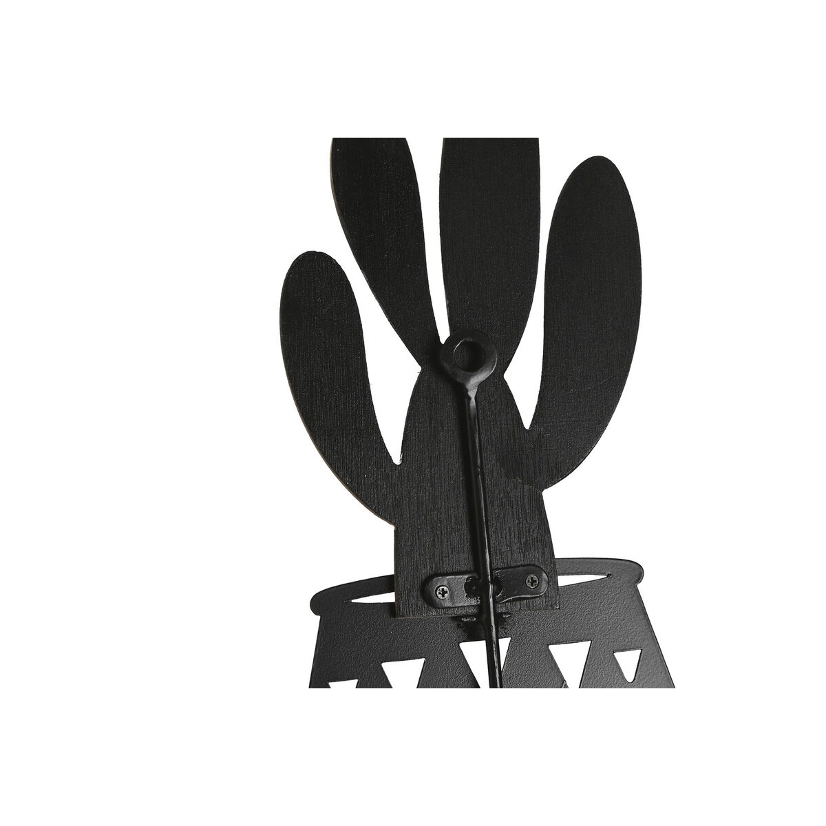 Perchero de Pared Home ESPRIT Natural Metal Madera MDF 16 x 4 x 30 cm (4 Unidades)