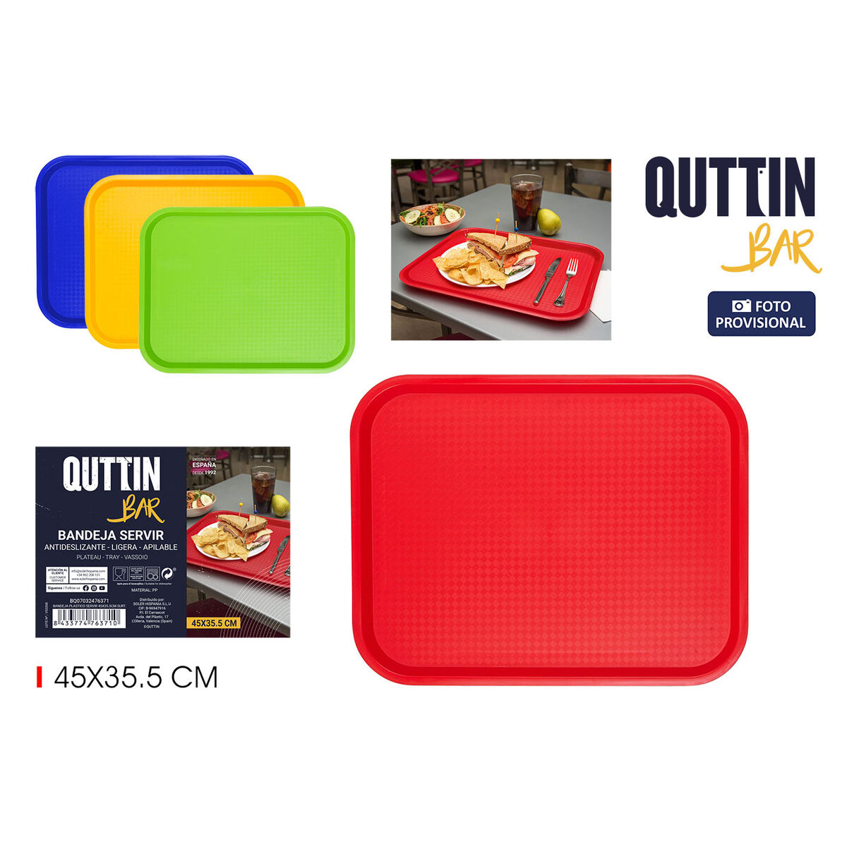 Bandeja My Bar Plástico (24 Unidades)