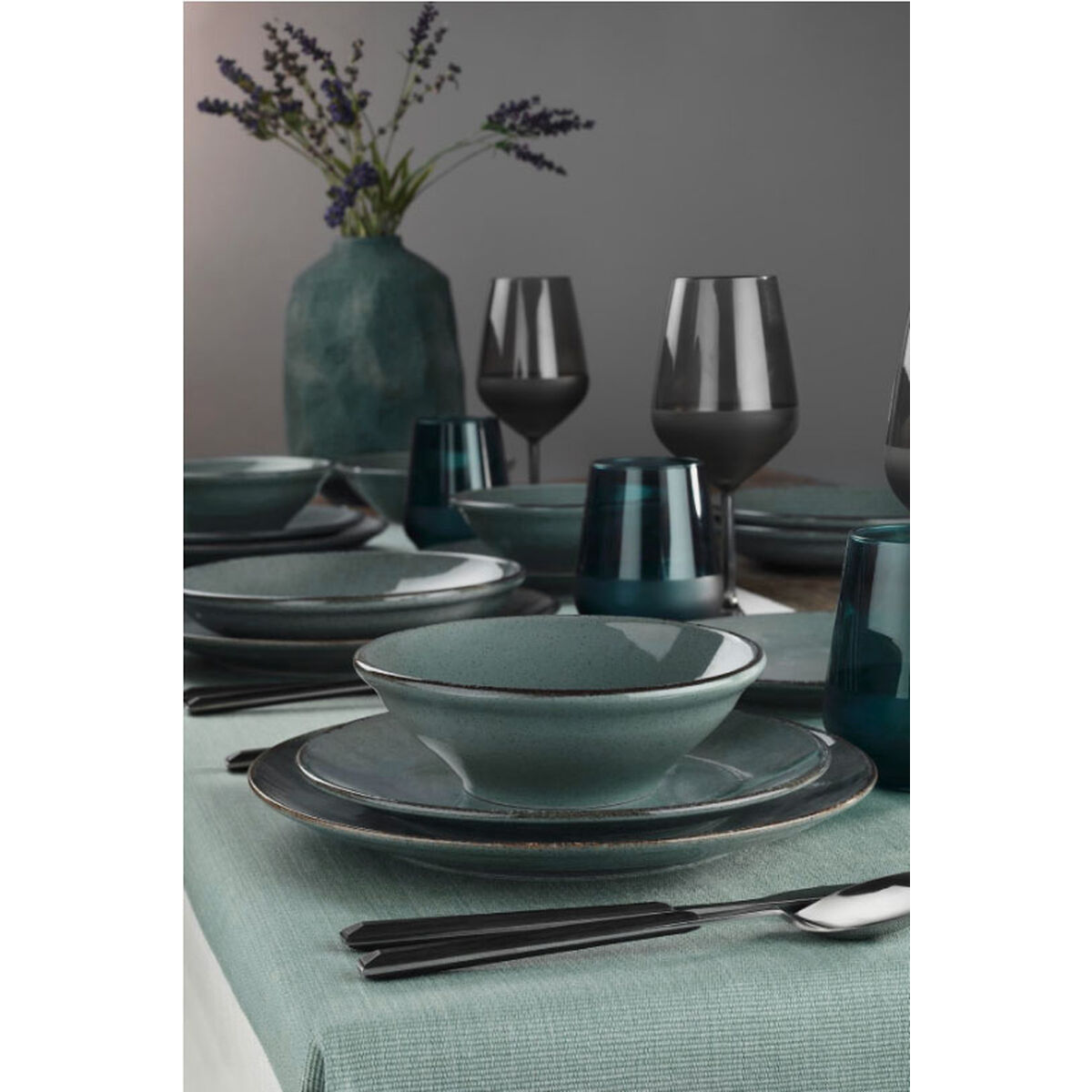 Cuenco Santa Clara Salvora Azul Ø 16 cm (6 Unidades)