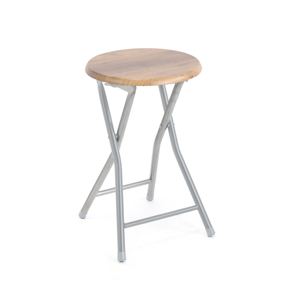 Taburete Confortime Madera Metal 30 x 30 x 46 cm (6 Unidades)