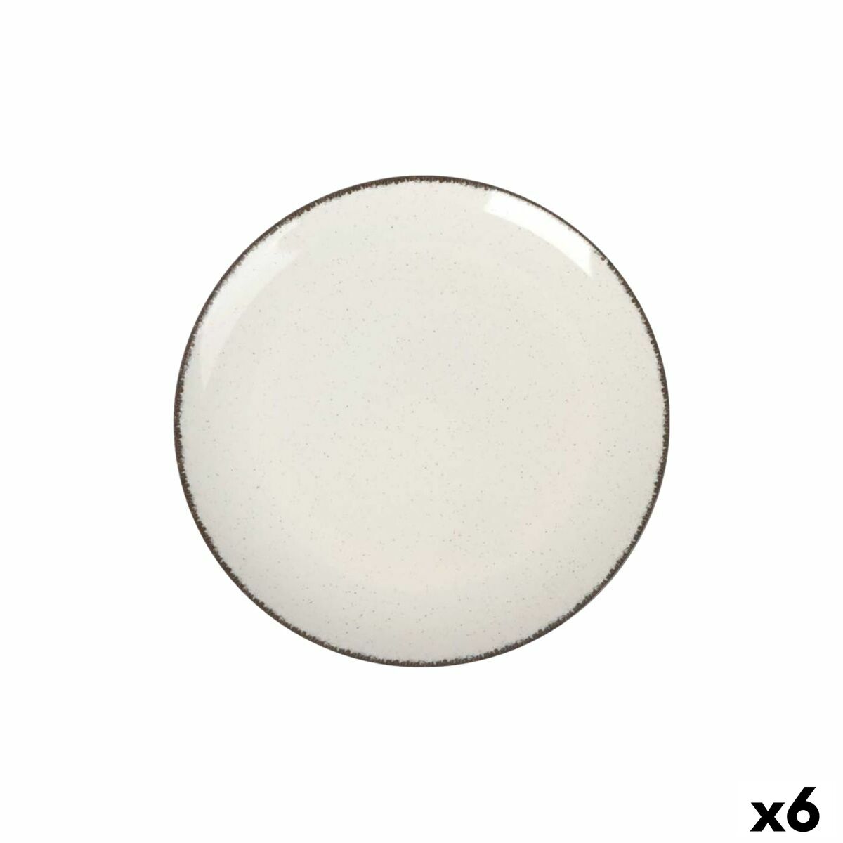 Plato Llano La Mediterránea Anllo Ø 26 cm (6 Unidades)