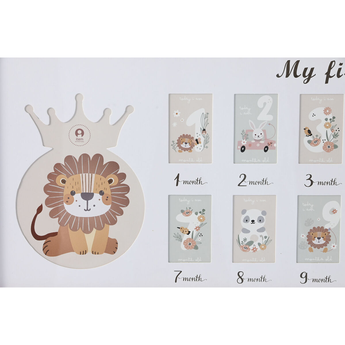 Marco de Fotos Home ESPRIT Cristal Madera MDF 56,5 x 2 x 27,5 cm (4 Unidades)