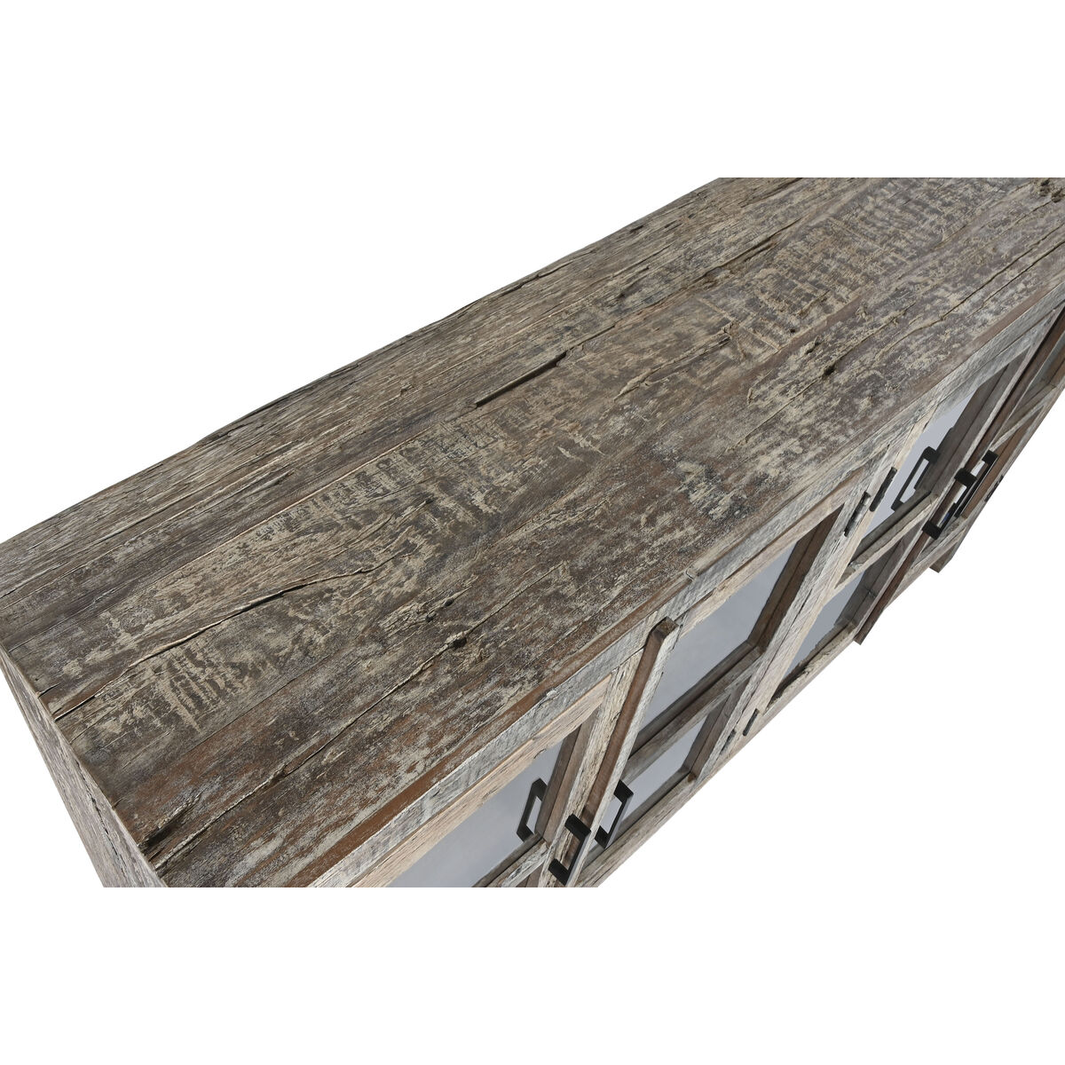 Aparador Home ESPRIT Blanco Marrón Madera Reciclada 170 x 40 x 90 cm