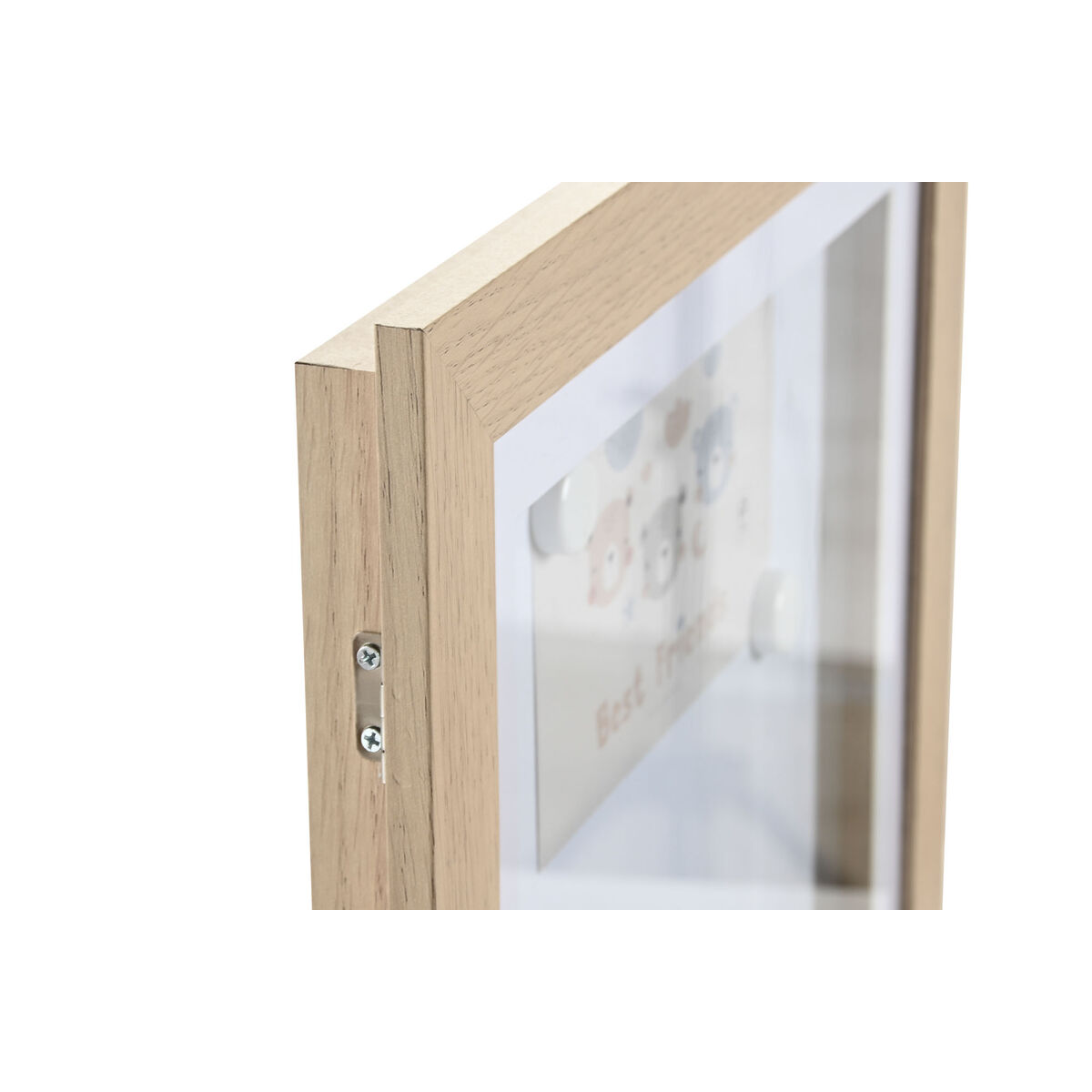 Cuadro Home ESPRIT Blanco Natural 34 x 3 x 44 cm