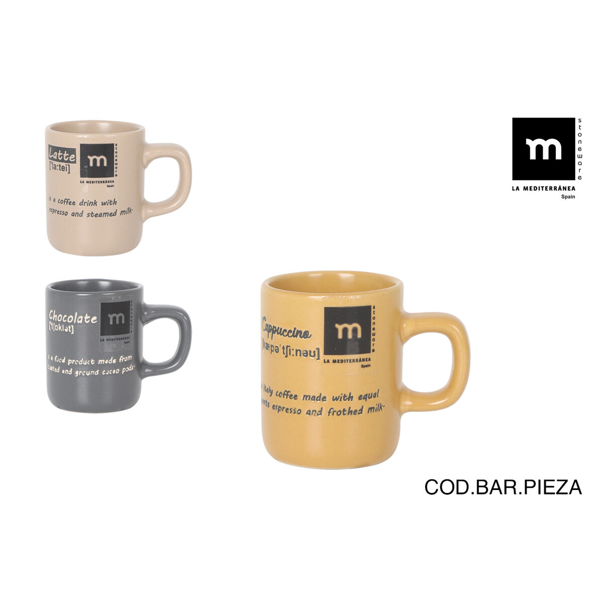 Taza La Mediterránea (36 Unidades)