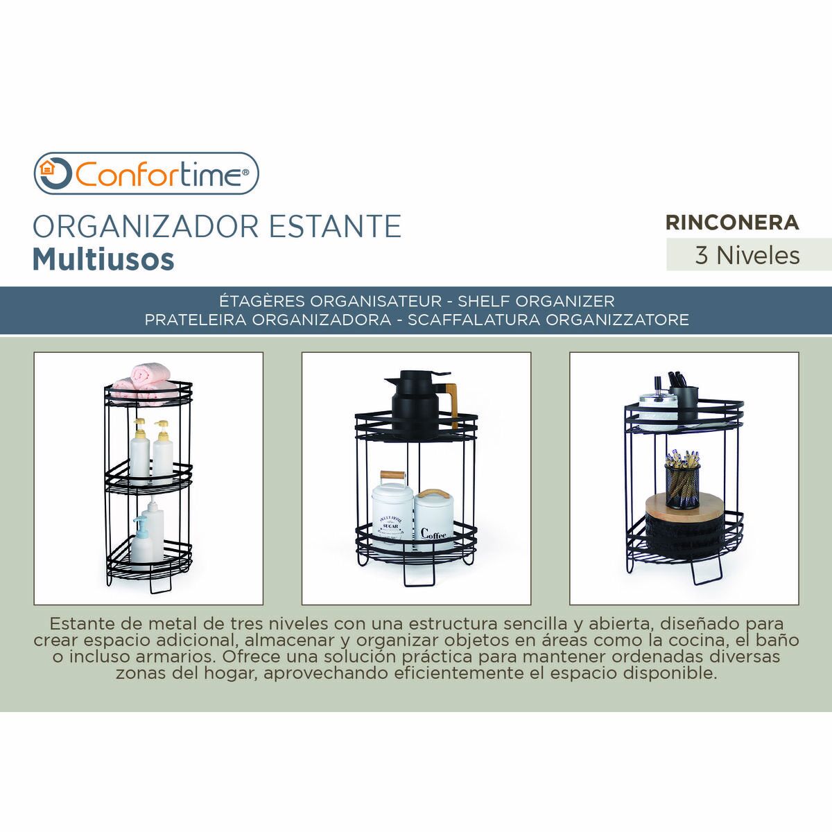 Estantería Confortime Metal (4 Unidades)
