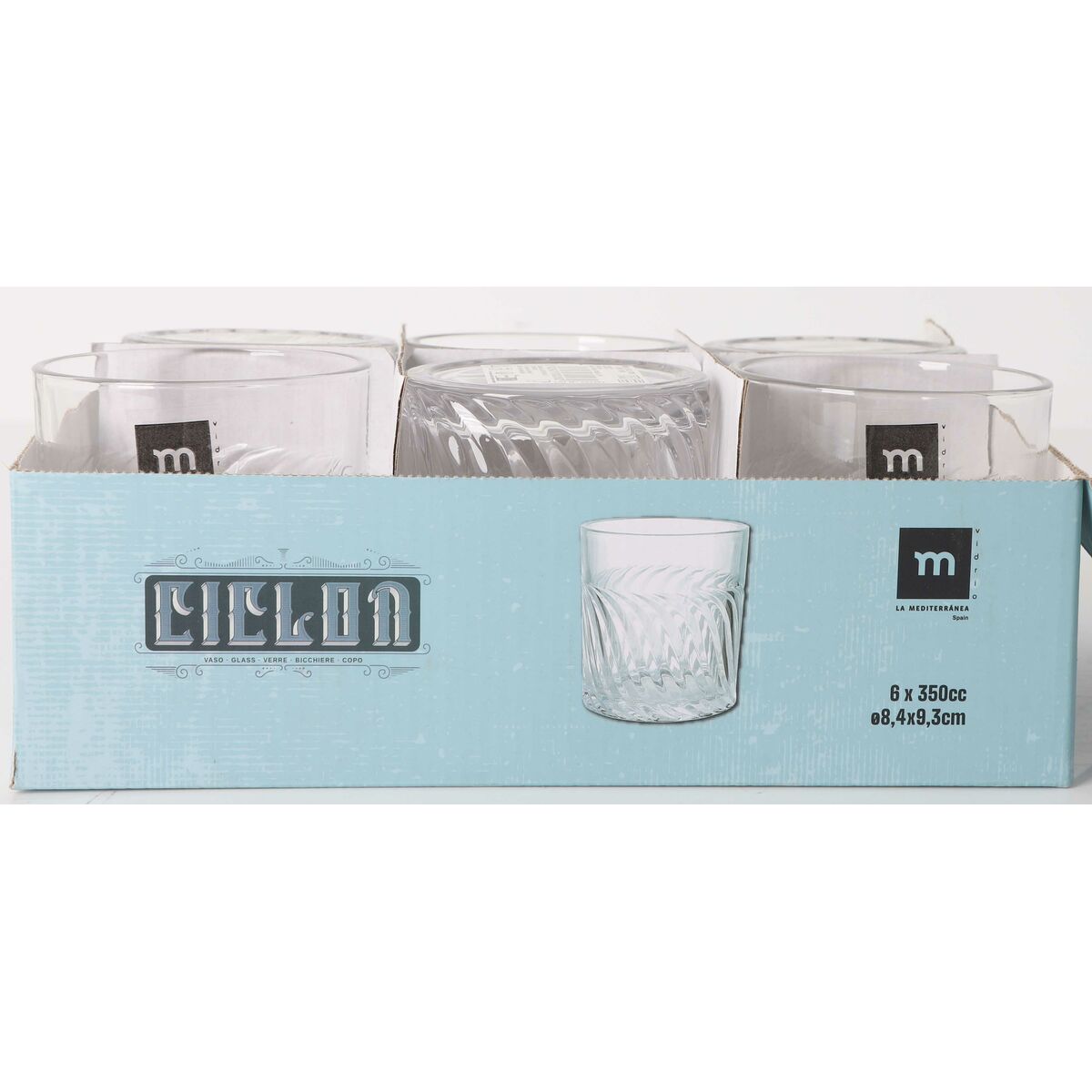 Vaso de agua La Mediterránea Ciclon (48 Unidades)