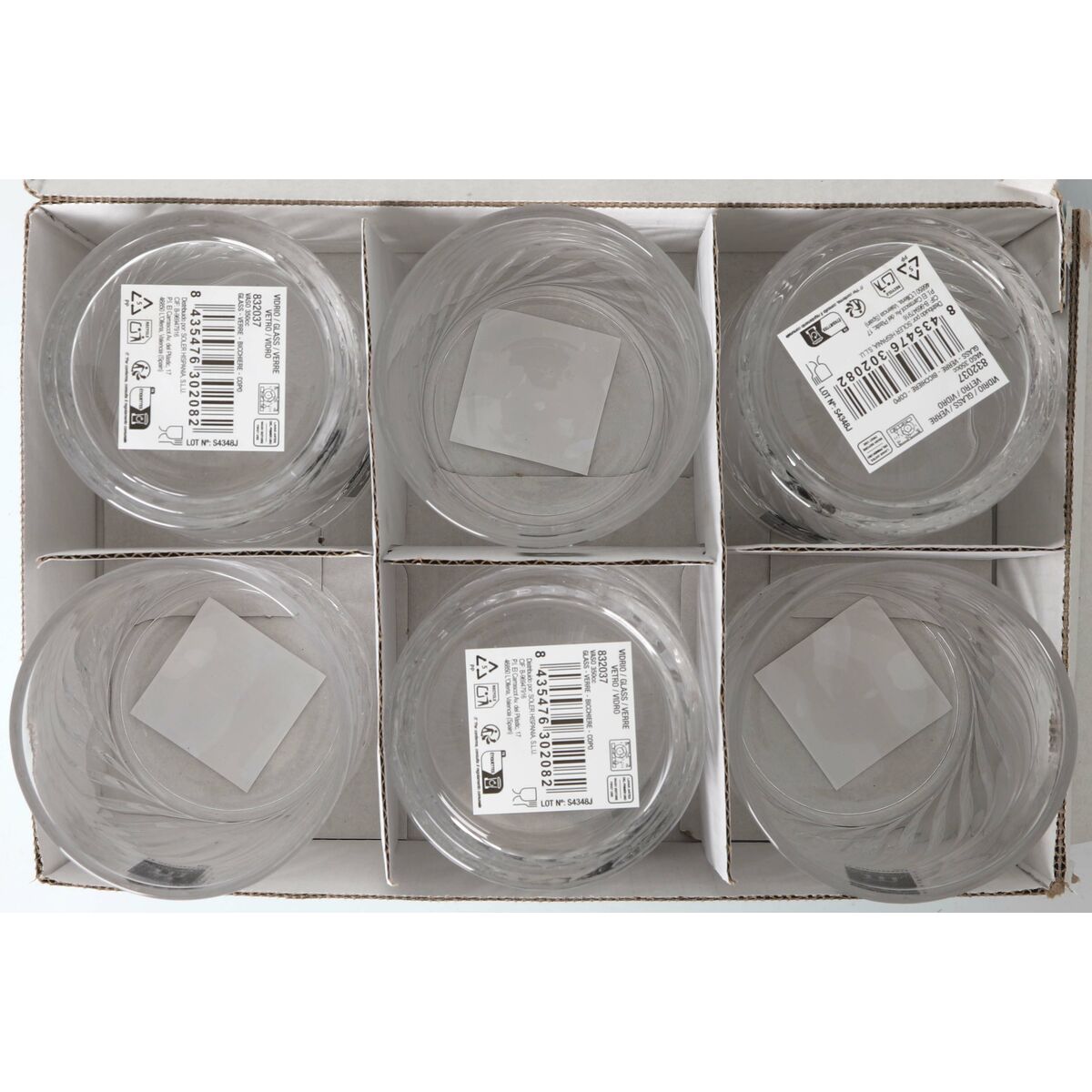 Vaso de agua La Mediterránea Ciclon (48 Unidades)