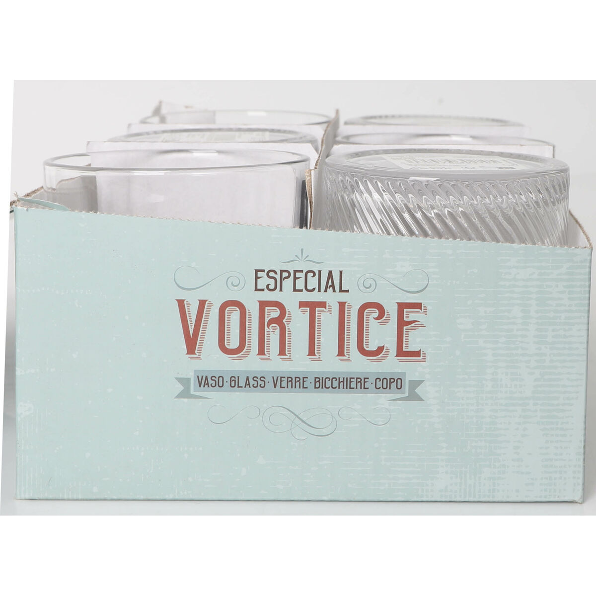 Vaso de agua La Mediterránea Vortice (48 Unidades)