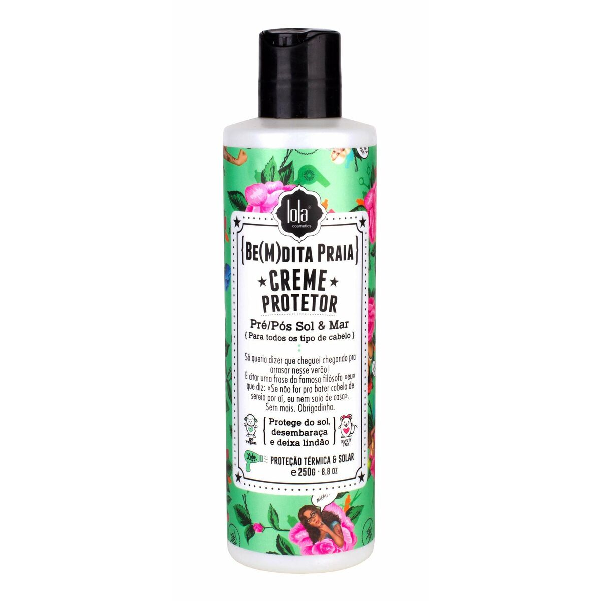 Protector Solar para el Cabello Lola Cosmetics Be(M)Dita Praia 230 g