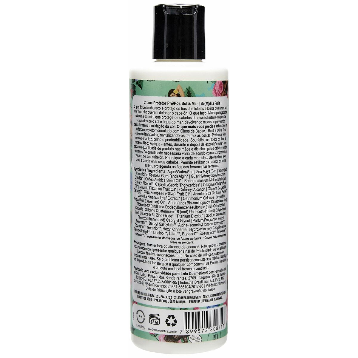 Protector Solar para el Cabello Lola Cosmetics Be(M)Dita Praia 230 g