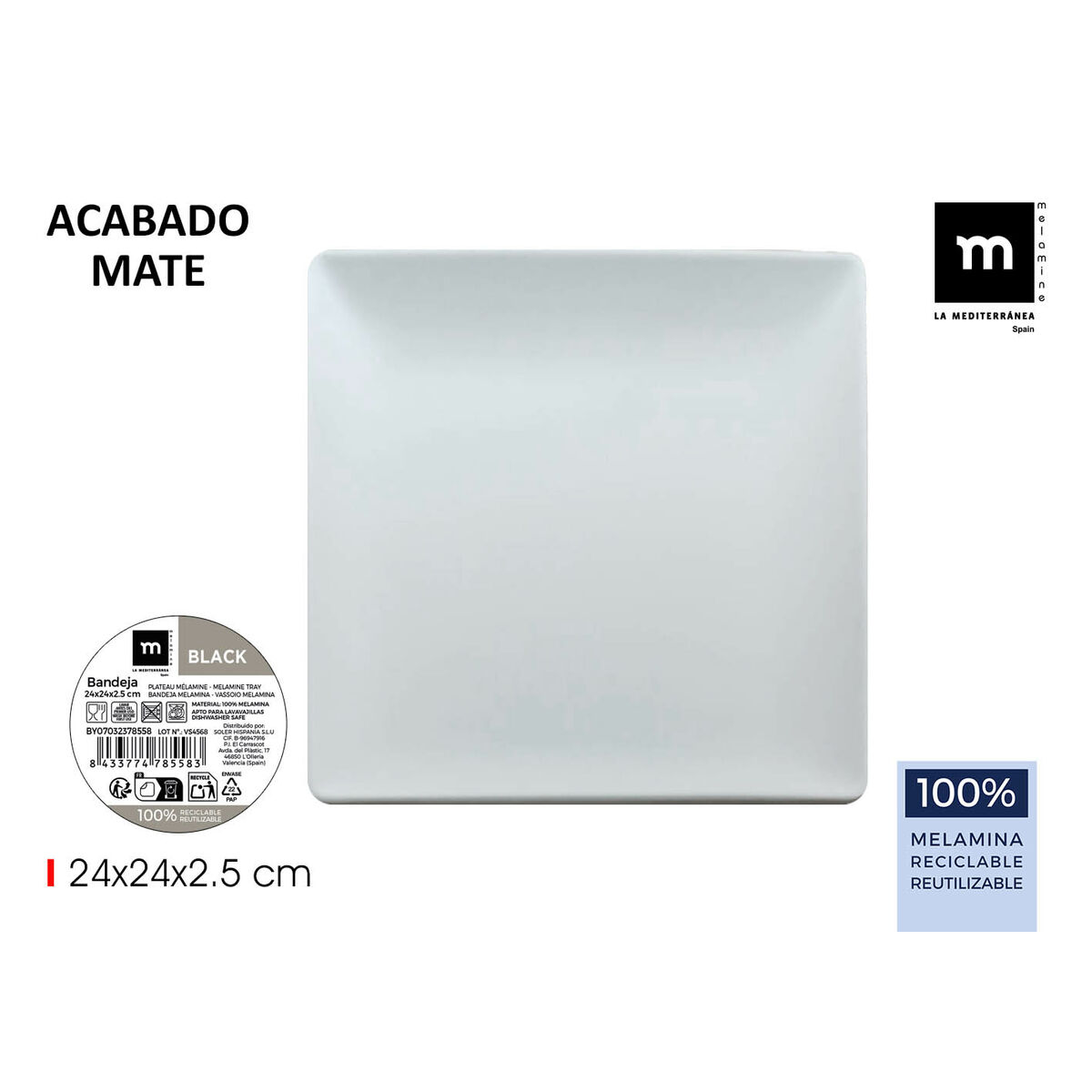 Bandeja La Mediterránea (12 Unidades)