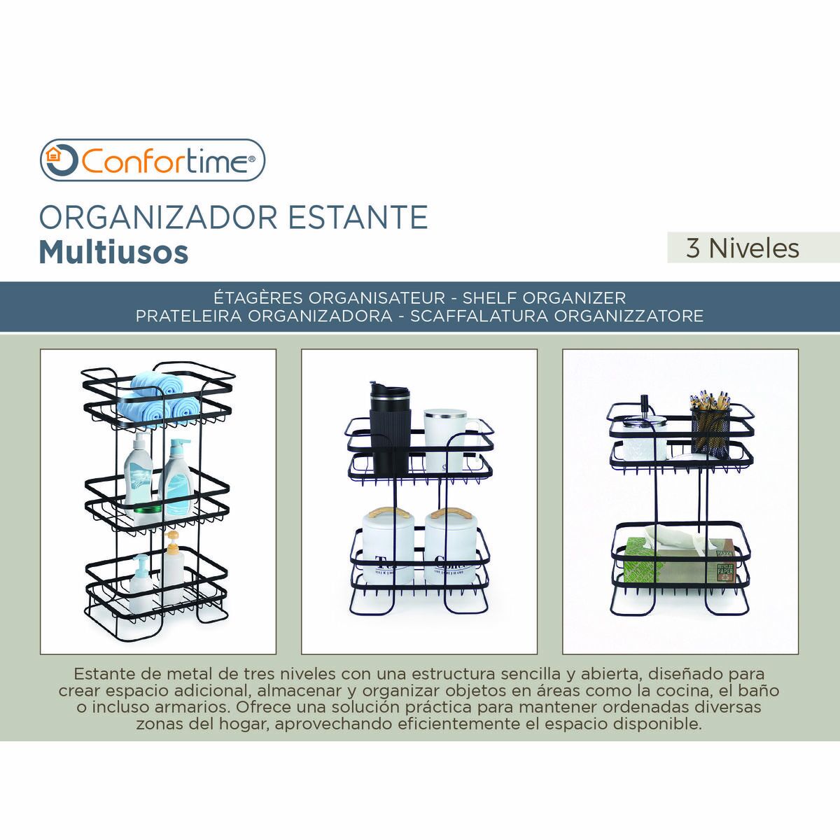 Estantería Confortime Metal (4 Unidades)