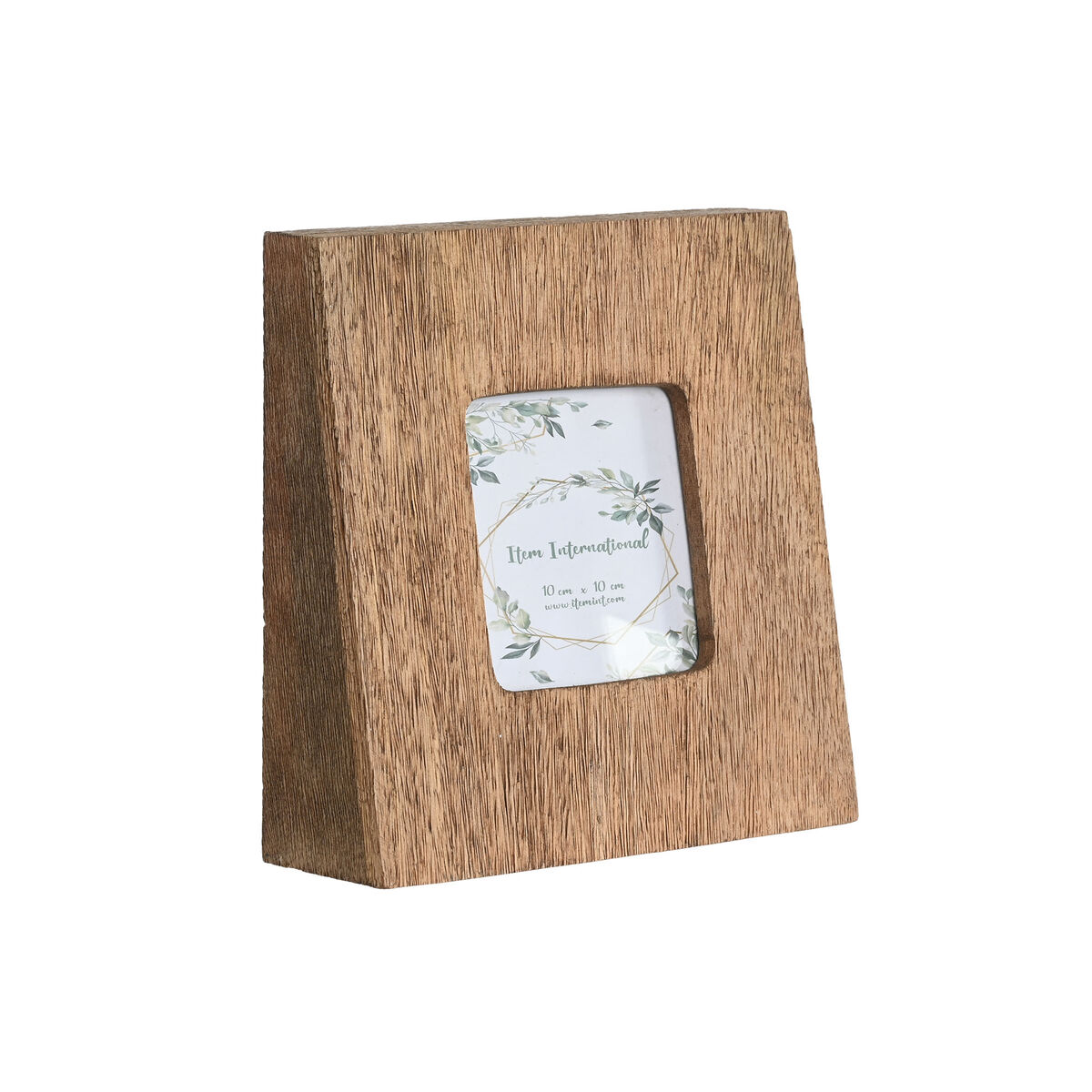 Marco de Fotos Home ESPRIT Natural Cristal