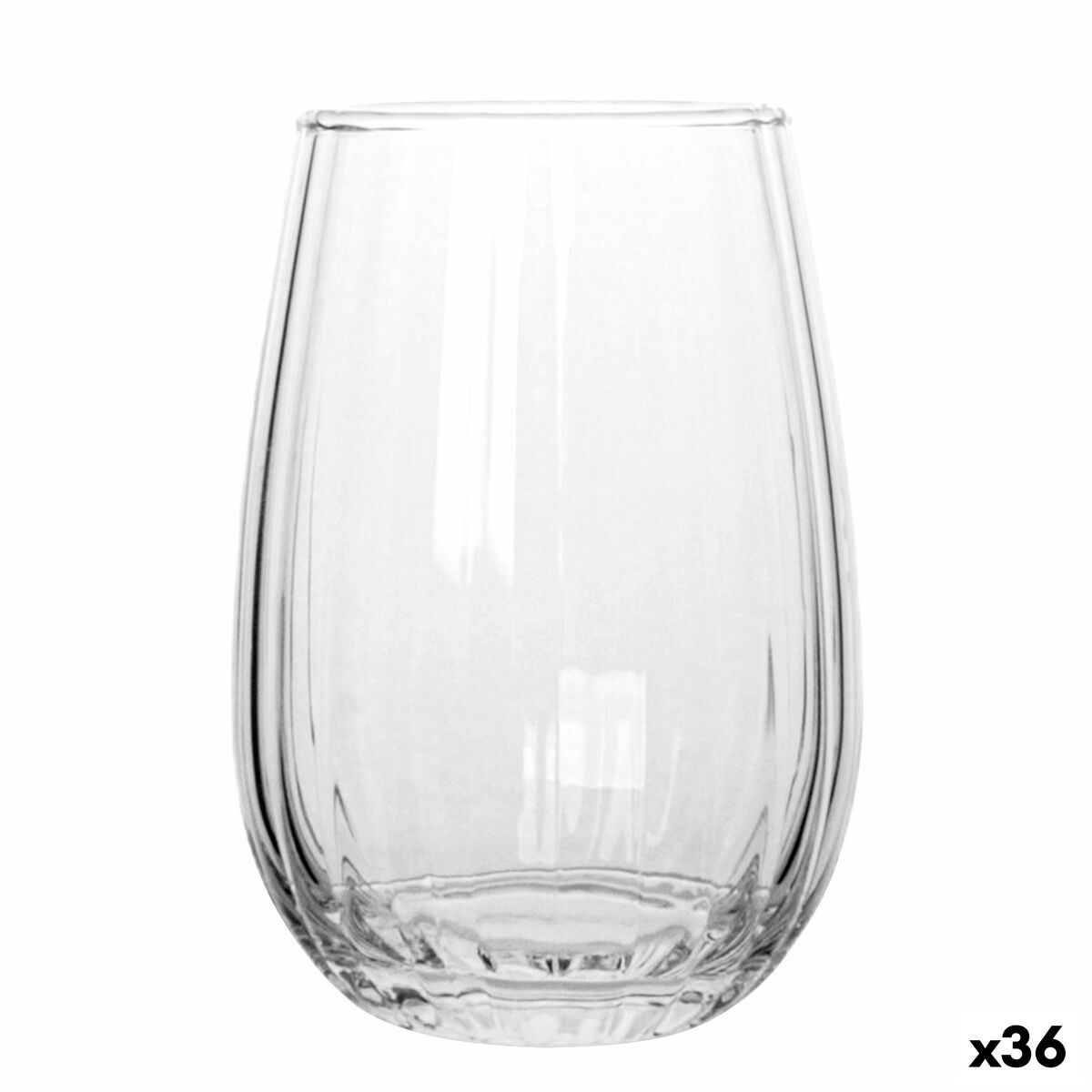 Vaso de agua La Mediterránea Nalon optic (36 Unidades)
