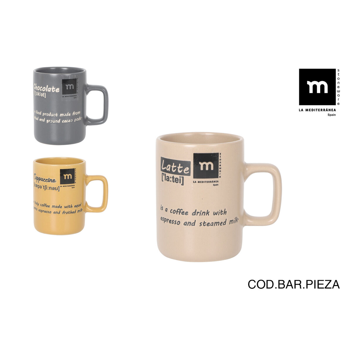 Taza La Mediterránea (36 Unidades)