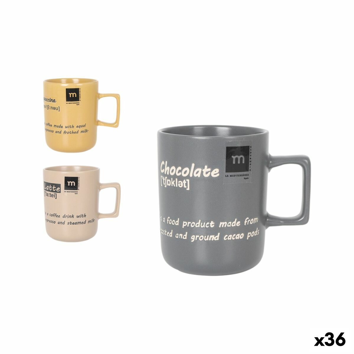 Taza La Mediterránea Salento (36 Unidades)