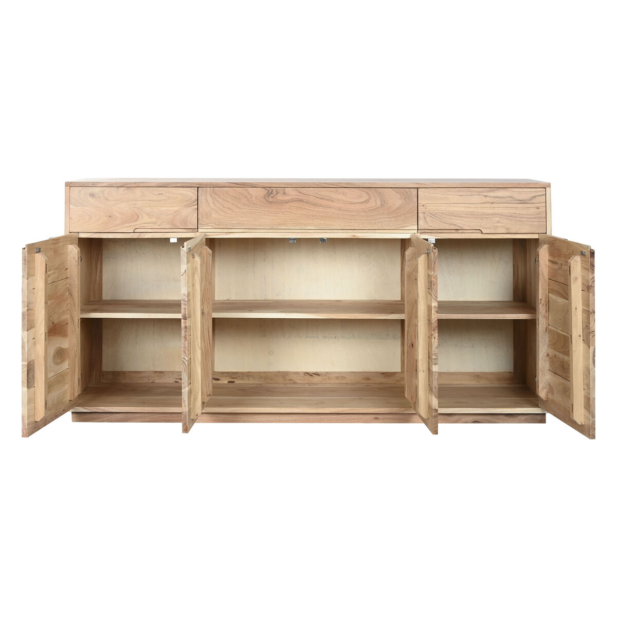 Aparador Home ESPRIT Natural Acacia Madera Reciclada 160 x 40 x 81 cm