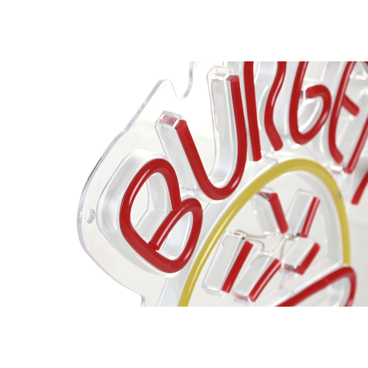 Decoración luminosa Home ESPRIT Acrílico Urbano 30 X 1,5 X 28 CM (2 Unidades)