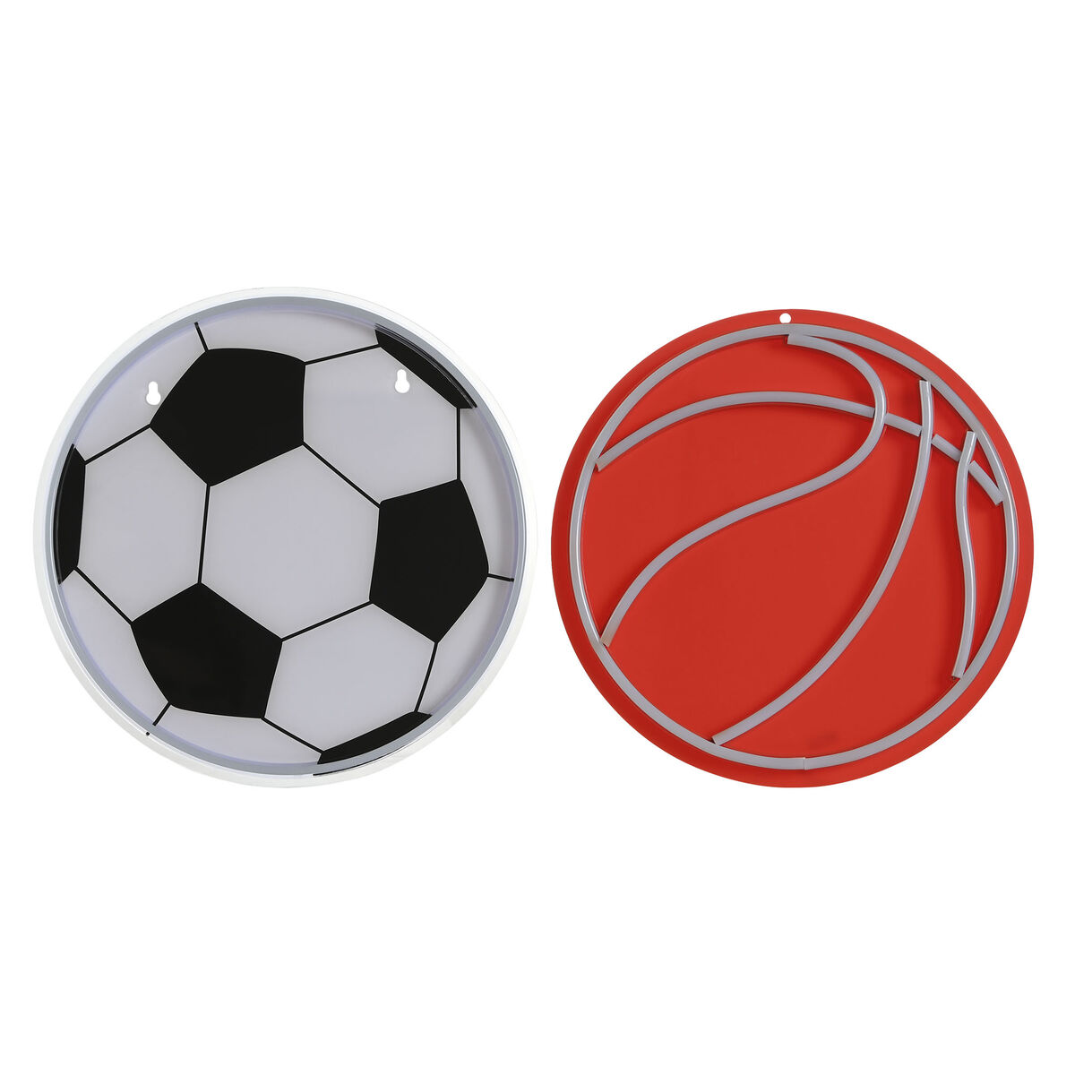 Decoración luminosa Home ESPRIT Acrílico Urbano 31 X 1,5 X 31 CM (2 Unidades)