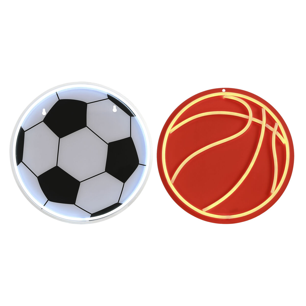 Decoración luminosa Home ESPRIT Acrílico Urbano 31 X 1,5 X 31 CM (2 Unidades)