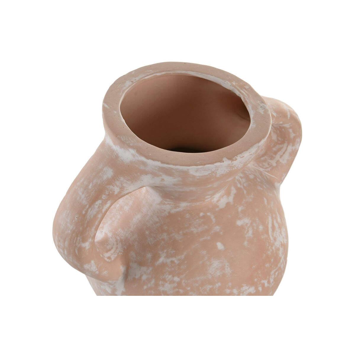 Jarrón Home ESPRIT Marrón claro Terracota Estilo artesanal 24 x 17 x 31 cm