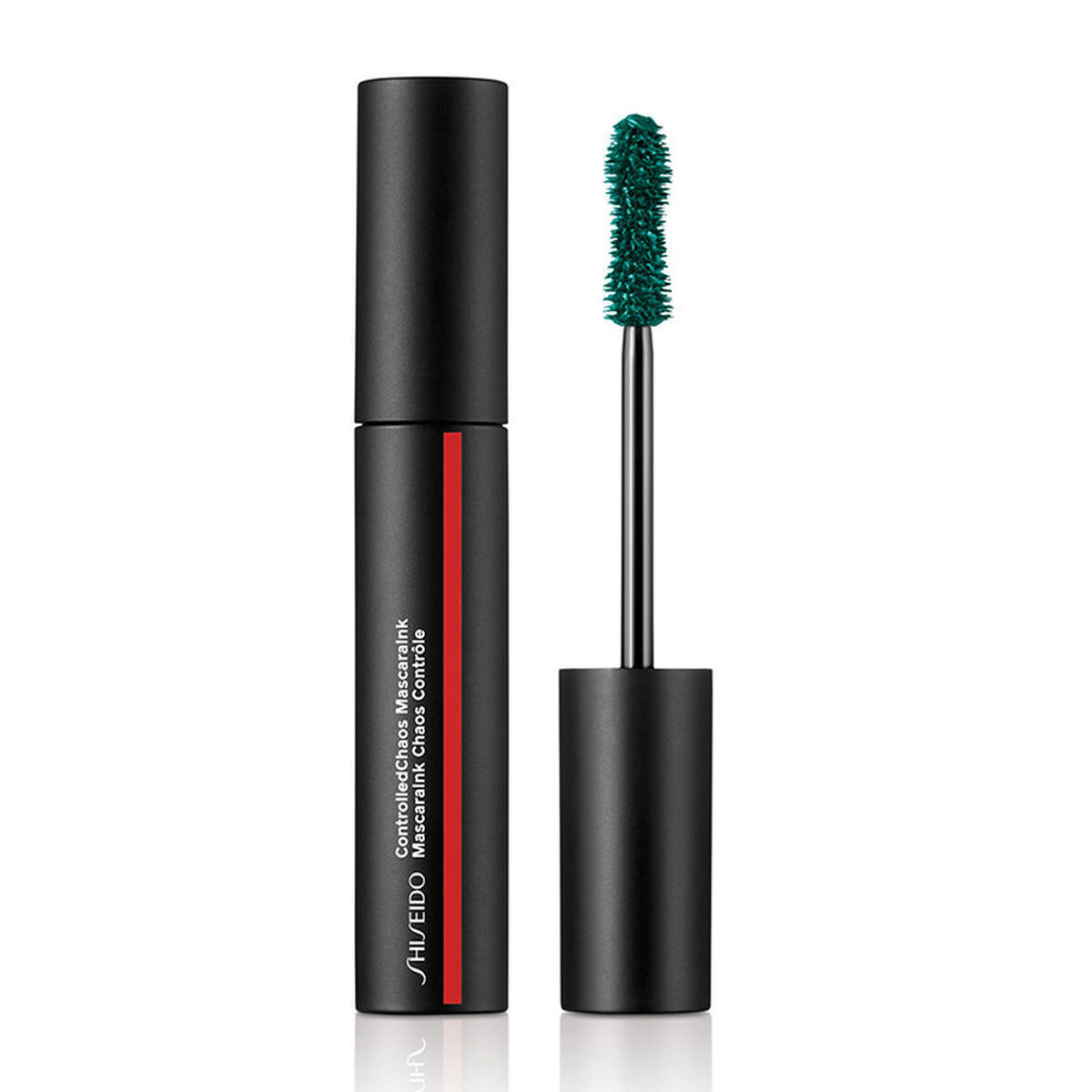 Máscara de Pestañas Shiseido Smk Controlled Chaos Mascara Ink Gressential Energyn 04 Emerald Energy Verde 11,5 ml
