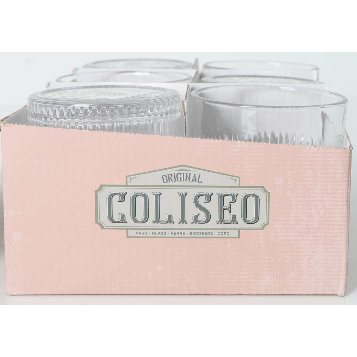 Vaso de agua La Mediterránea Coliseo (48 Unidades)