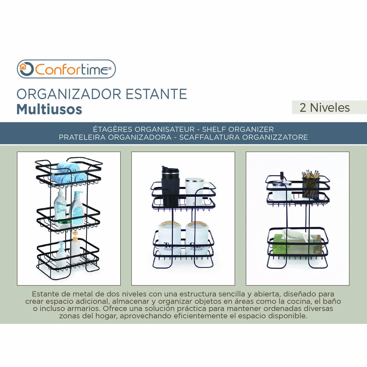 Estantería Confortime Metal (4 Unidades)