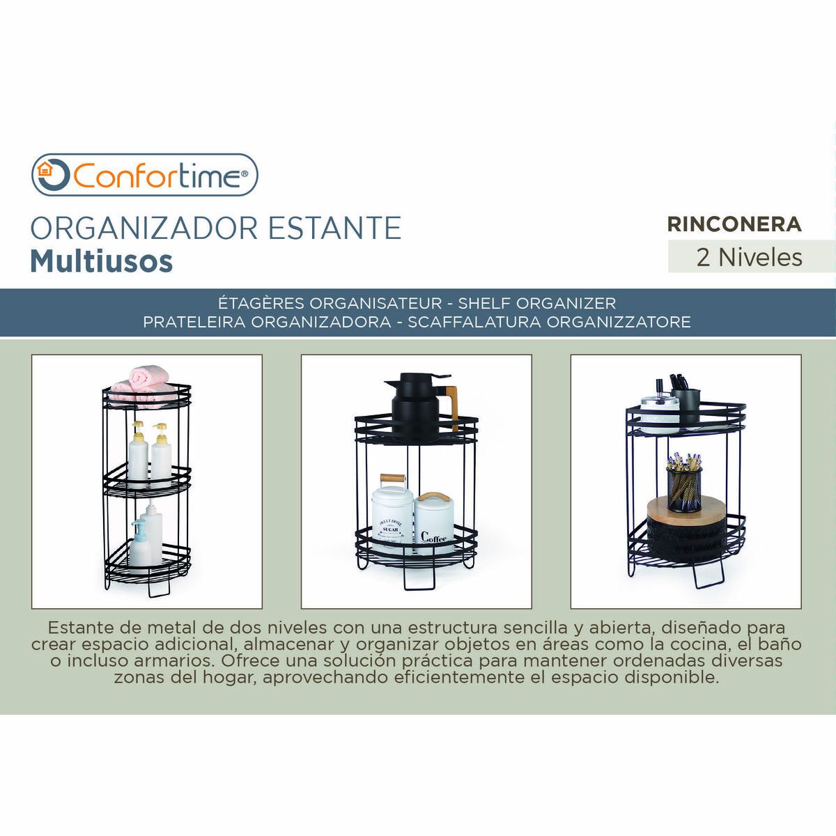 Estantería Confortime Metal (4 Unidades)