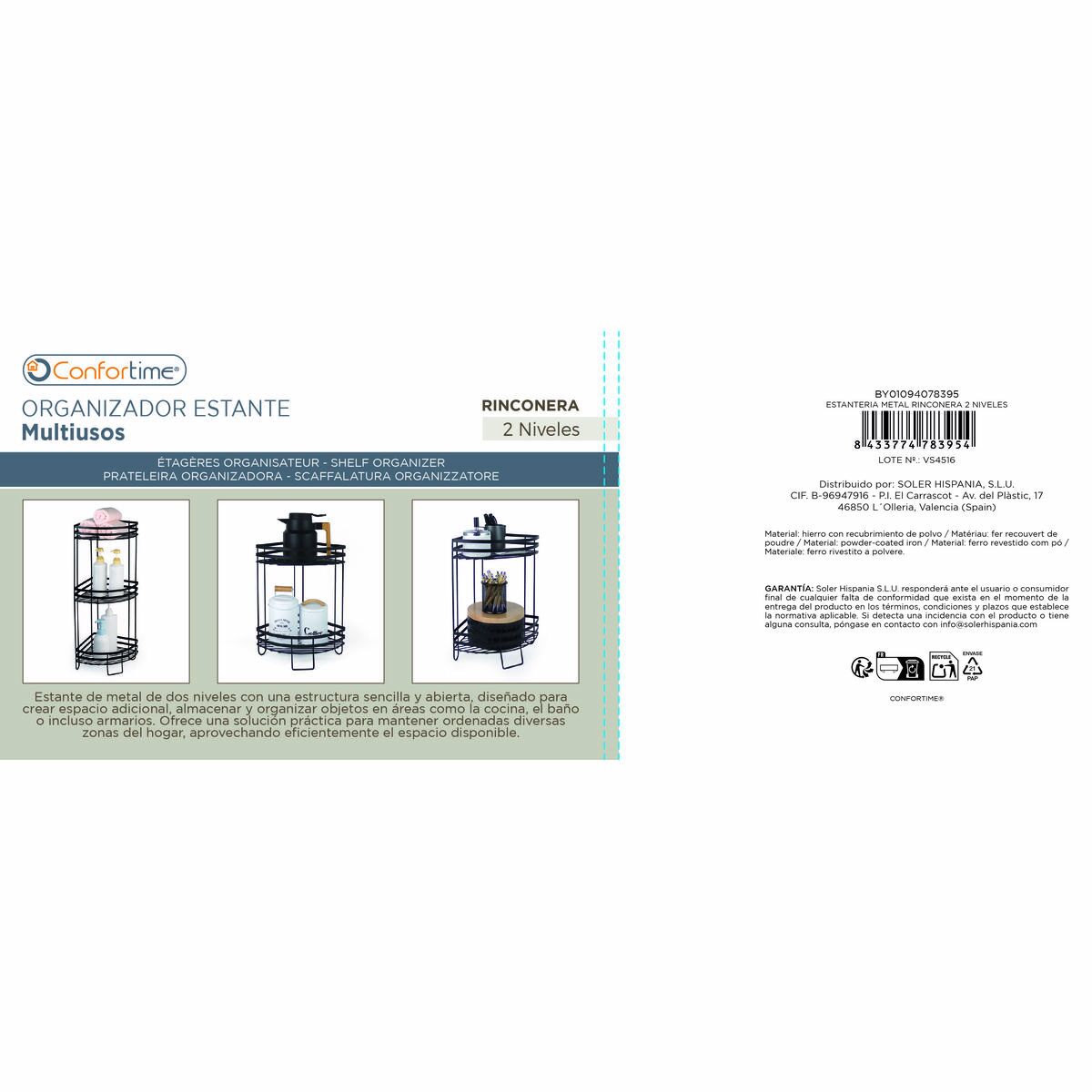 Estantería Confortime Metal (4 Unidades)