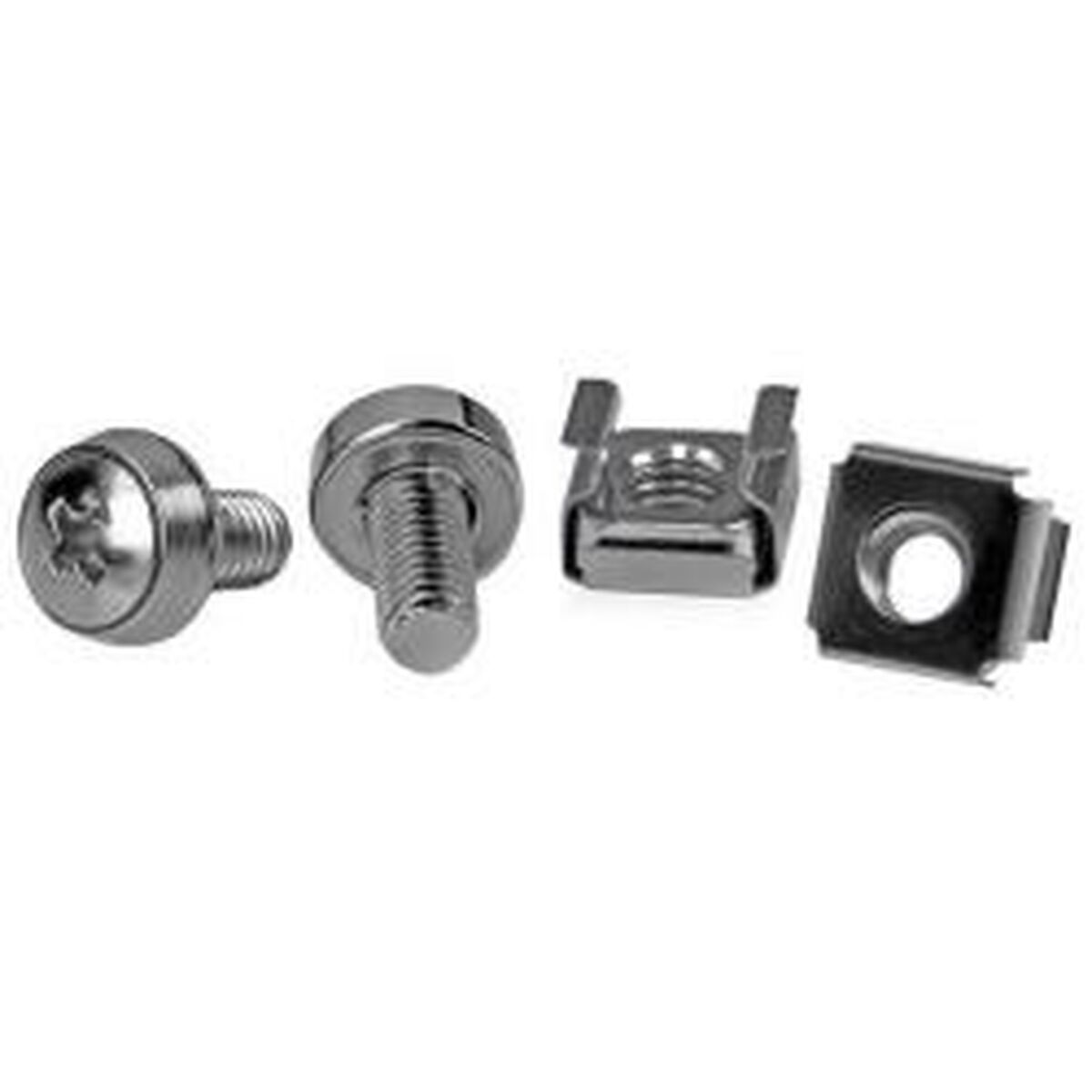 Soporte Startech CABSCREWM6 Plateado Acero Inoxidable (50 Unidades)