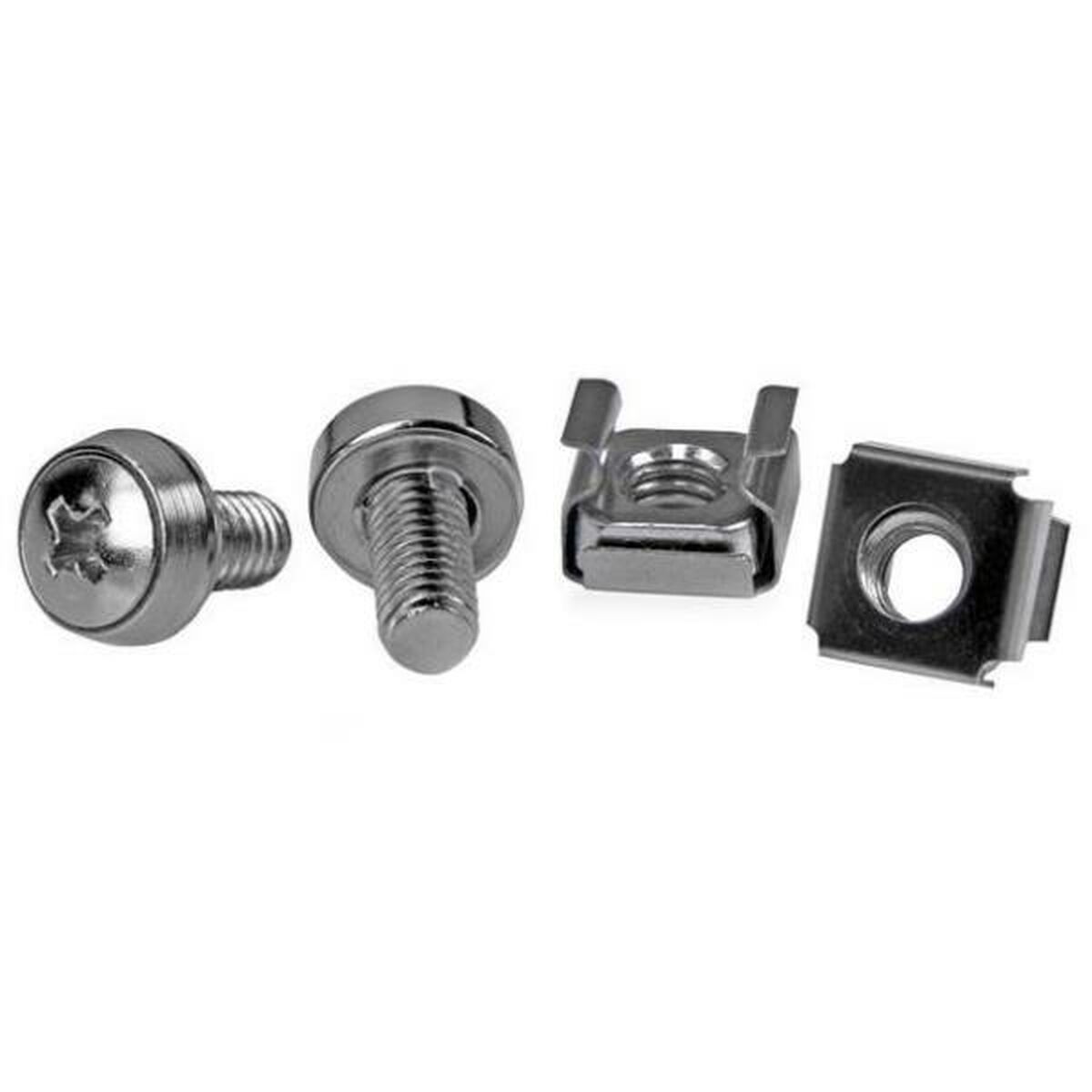 Soporte Startech CABSCREWM6 Plateado Acero Inoxidable (50 Unidades)