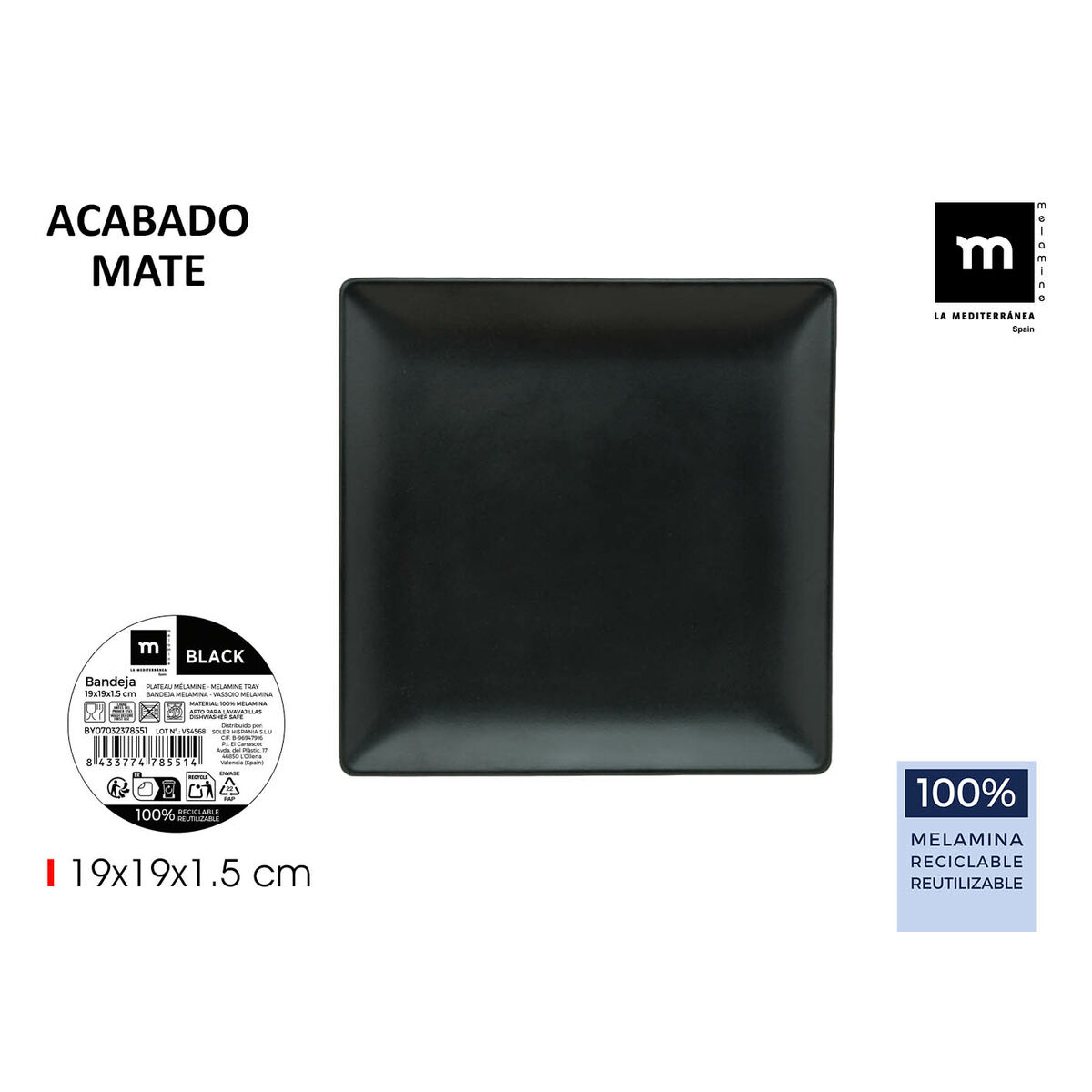 Bandeja La Mediterránea (24 Unidades)