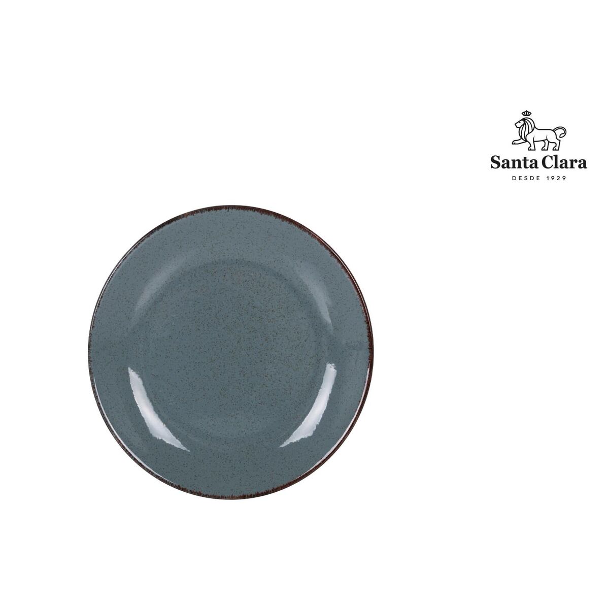 Plato de Postre Santa Clara Salvora Azul (6 Unidades)