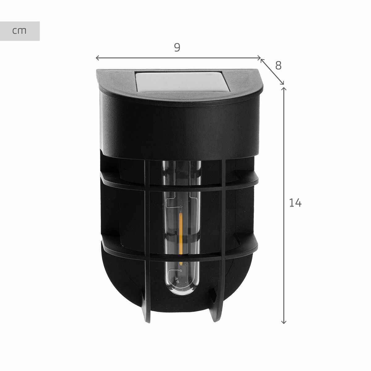 Aplique LED Aktive Plástico Solar (6 Unidades)