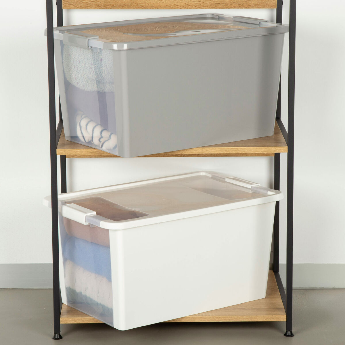 Caja de Almacenaje Curver Gris Plástico 40 L 55 x 28 x 35 cm (5 Unidades)