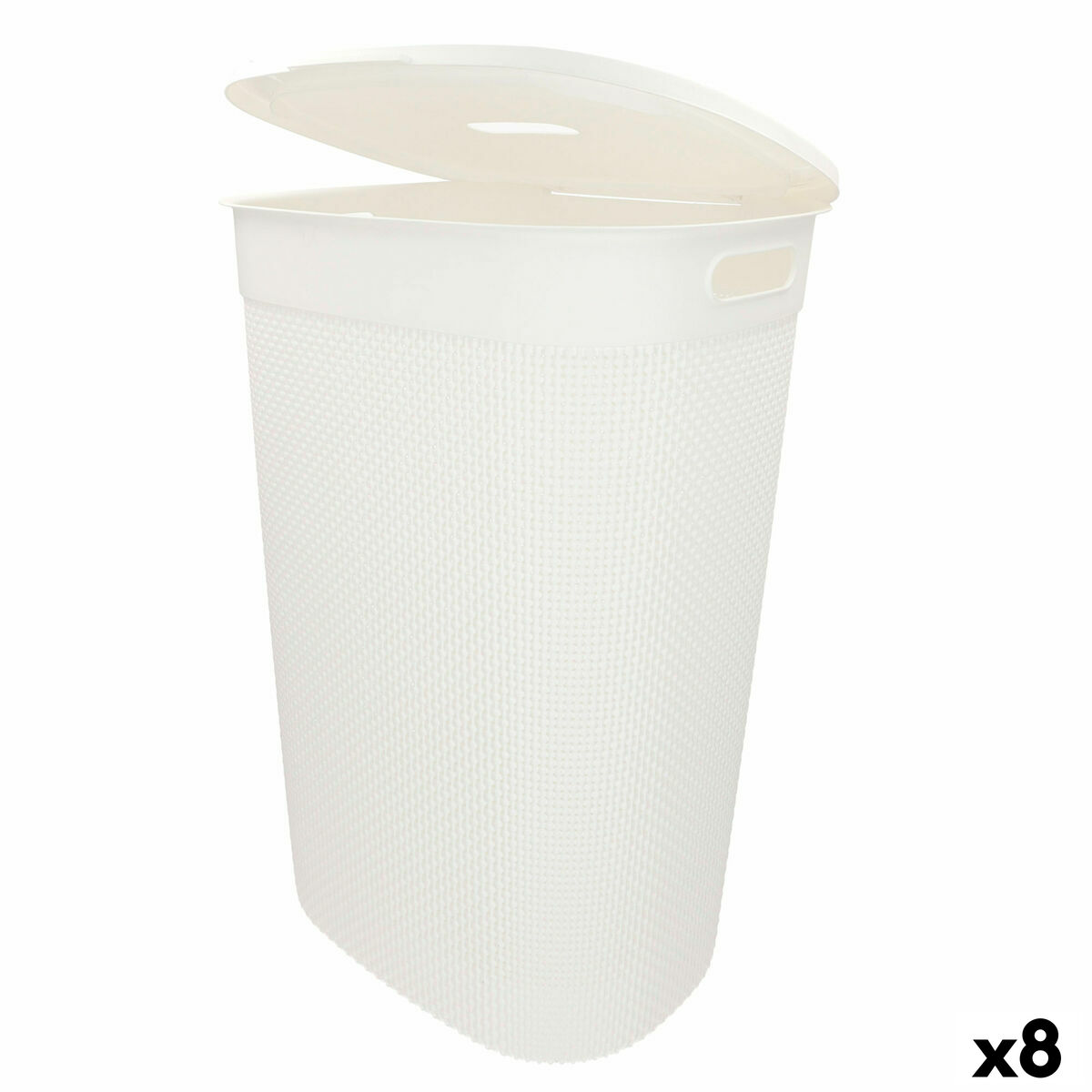 Cesto para la Ropa Curver Blanco Plástico 55 L 44 x 61 x 35 cm (8 Unidades)