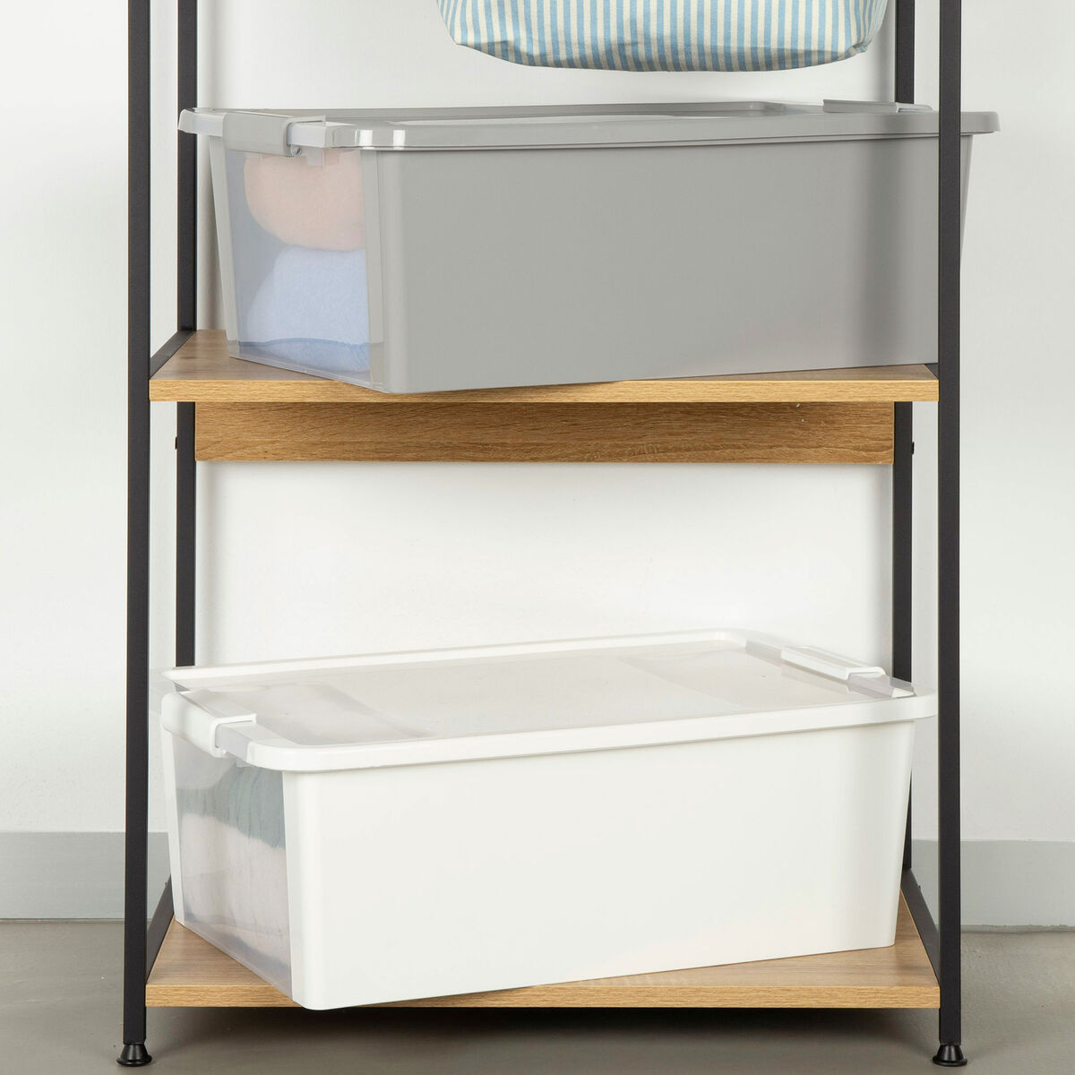 Caja de Almacenaje Curver Gris Plástico 26 L 55 x 19 x 35 cm (7 Unidades)
