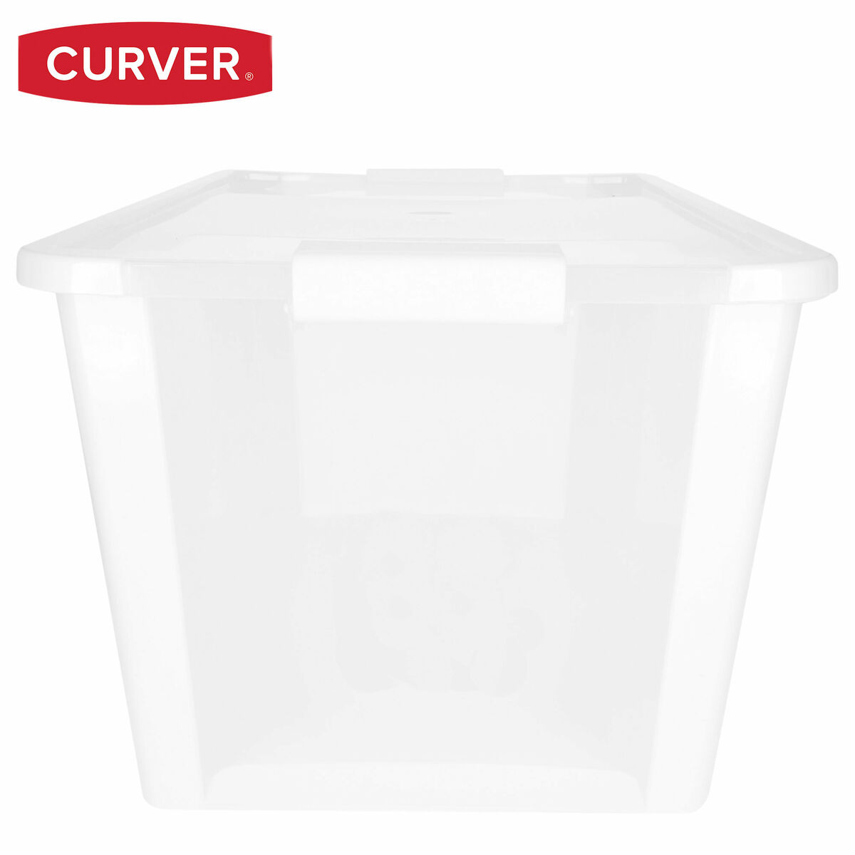 Caja de Almacenaje con Tapa Curver Blanco Plástico 40 L 55 x 28 x 35 cm (5 Unidades)