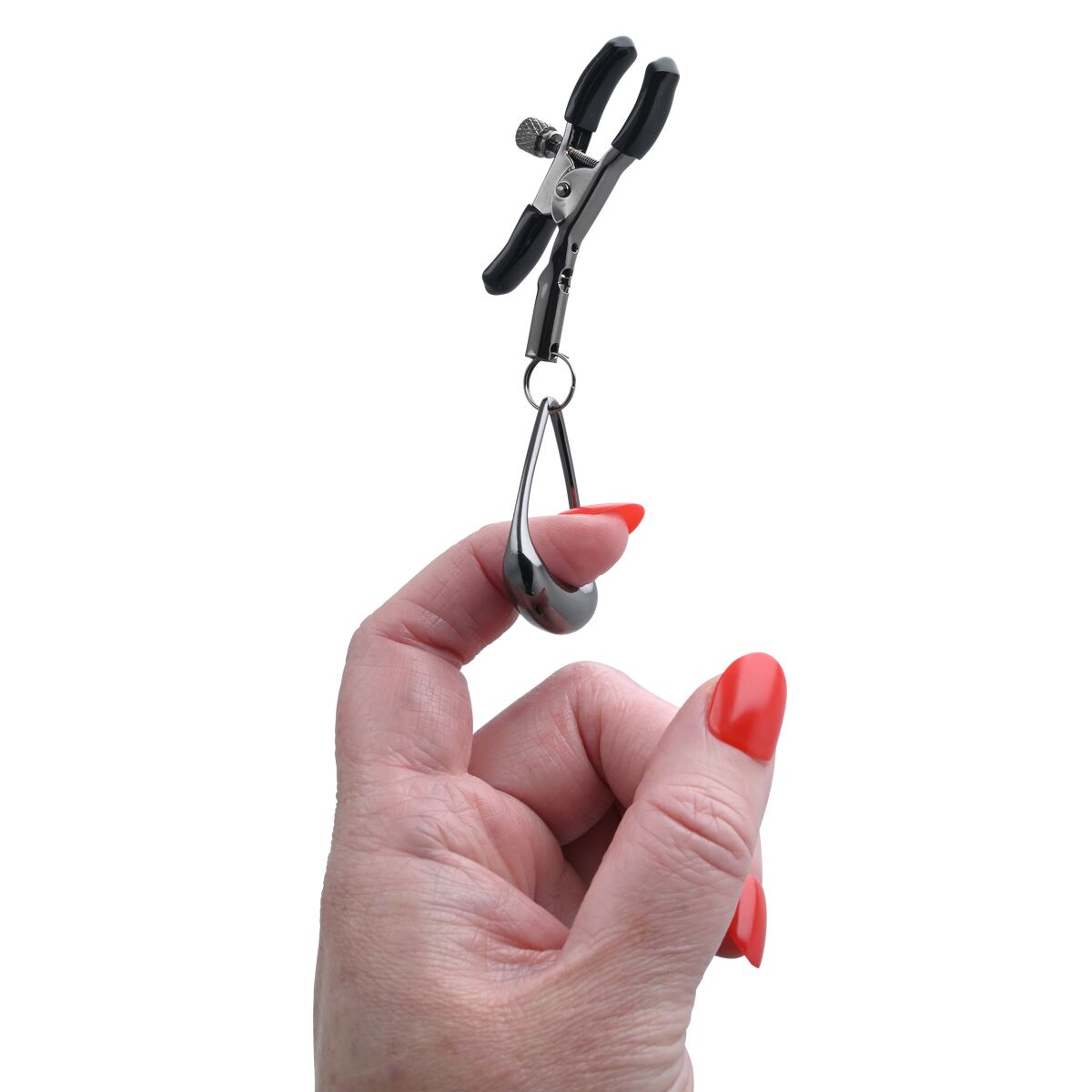 Cadena Con Pinzas Para Pezones Sportsheets Velvet Noir