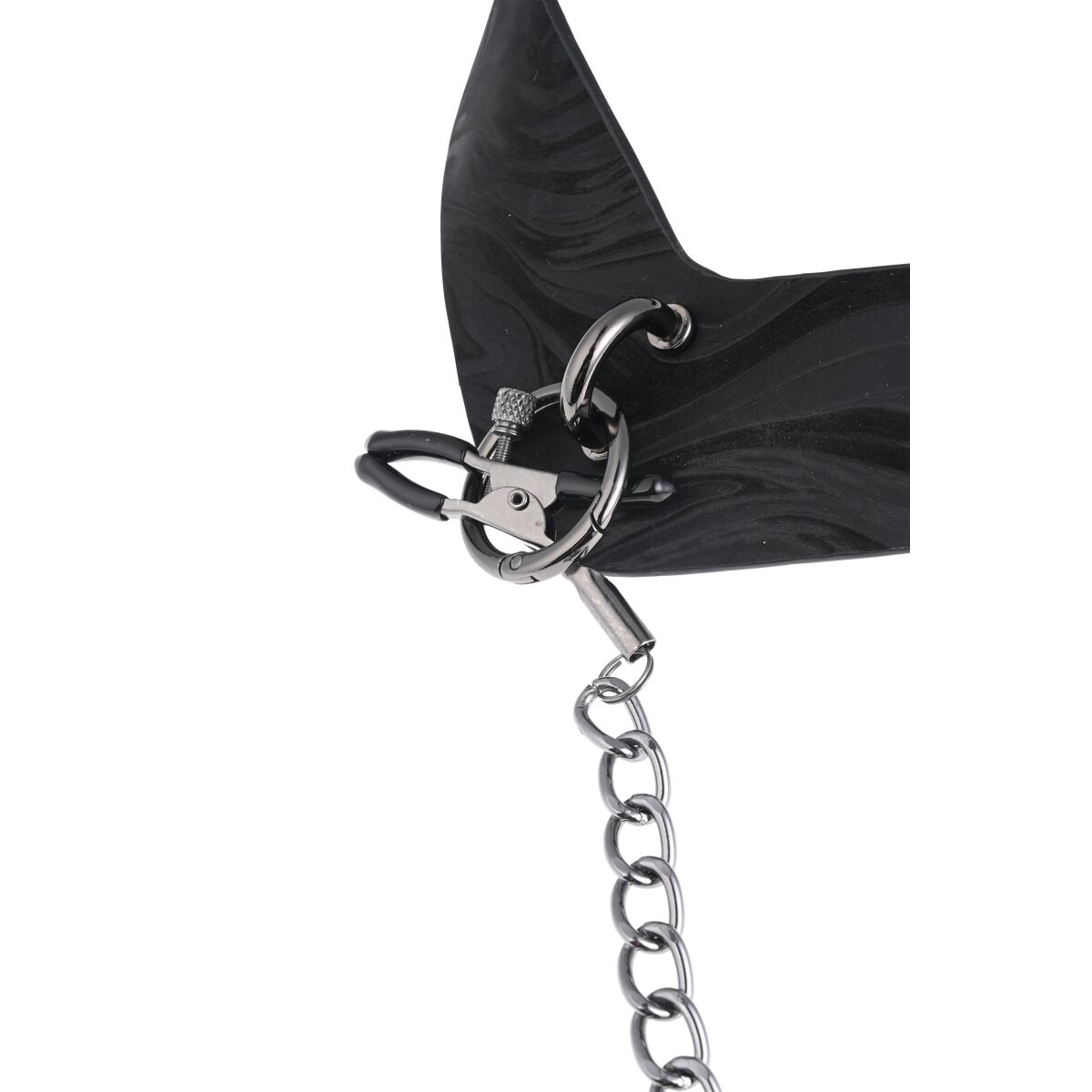 Cadena Con Pinzas Para Pezones Sportsheets Velvet Noir