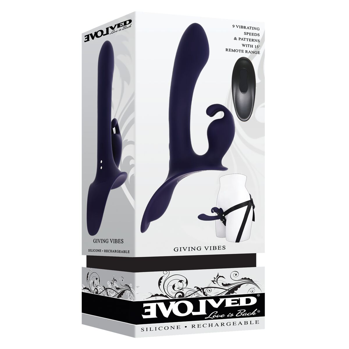 Consolador con arnés Evolved