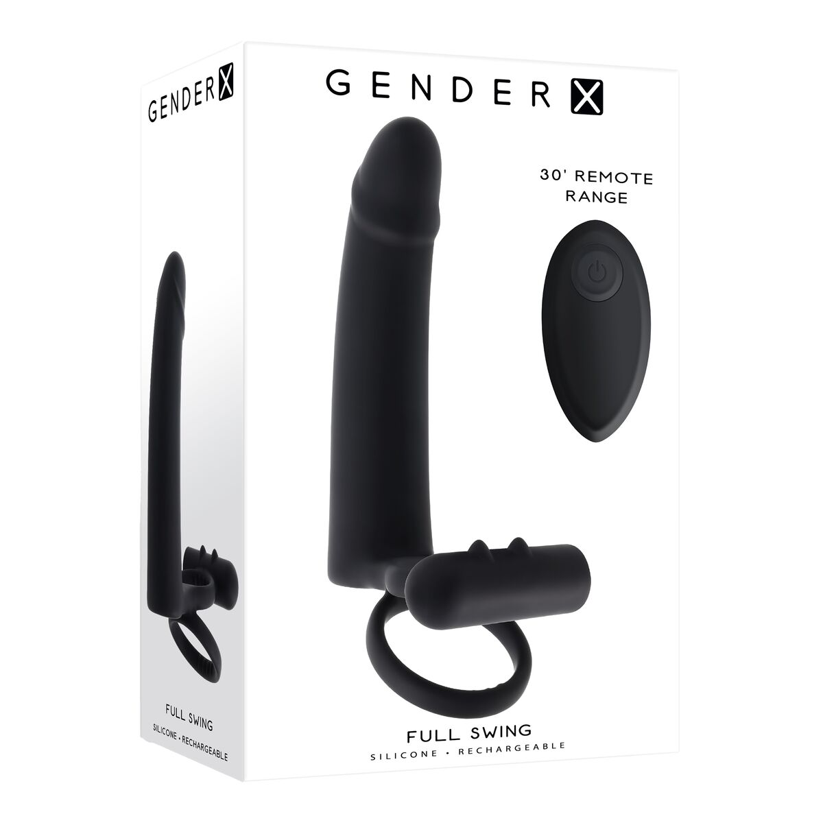 Funda para pene Evolved Gender X black Ø 3,8 cm
