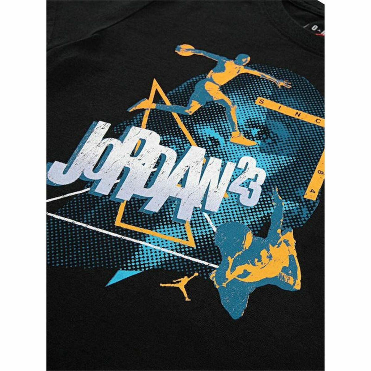 Camiseta de Manga Corta Infantil Jordan Jdb Jordan 3Peat Ss Negro