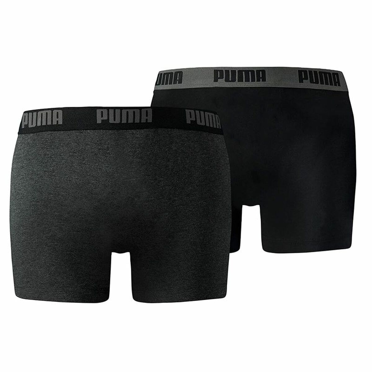 Pack de Calzoncillos Puma Basic Gris Boxer 2 Piezas
