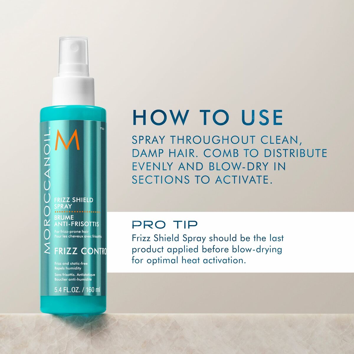 Spray Antiencrespamiento Moroccanoil Frizz Shield 160 ml